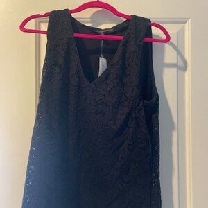 White House Black Market Lace Sleeveless Top